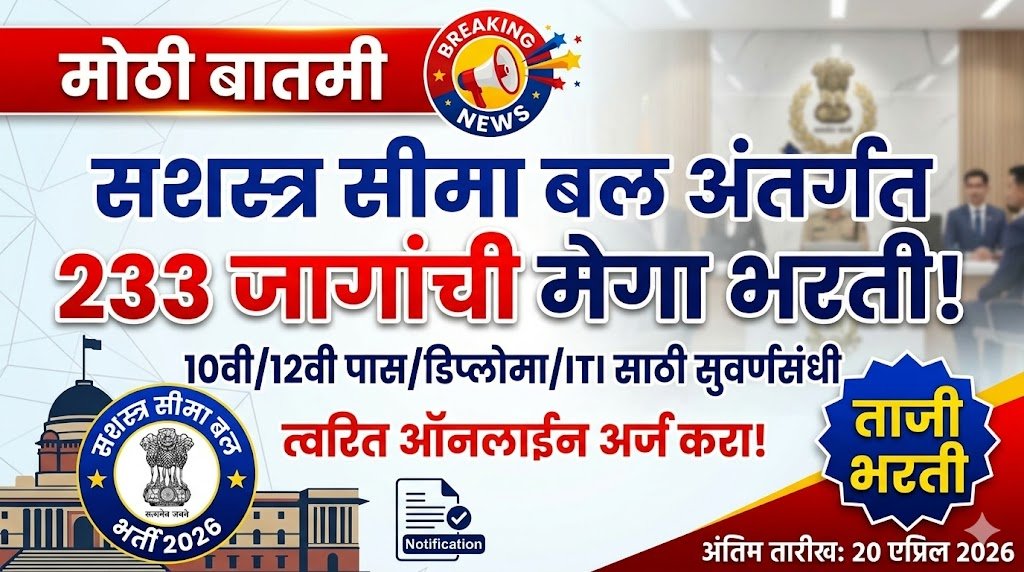 Sashastra Seema Bal Bharti 2026